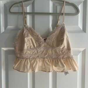 Forever 21 Cream Lace Bralette